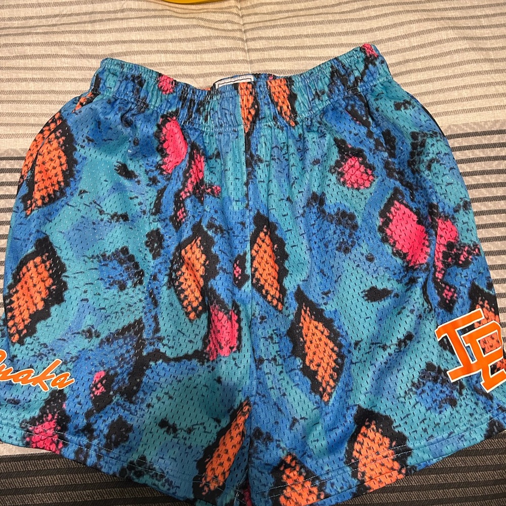 Colorful Snake Print Shorts